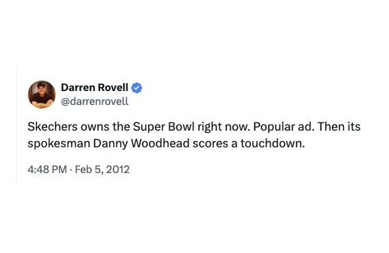 Darren Rovell tweet