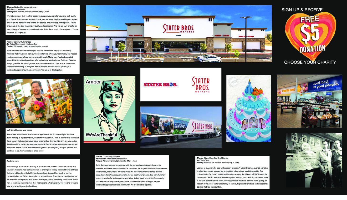 Stater Bros. creative work